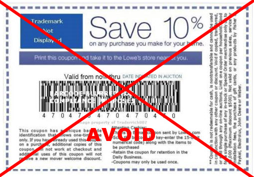 Avoid This Coupon