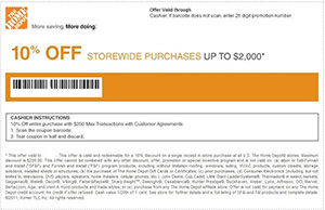 Home Depot Coupon on Be Sure To Get The Coupon Cards And Not The Printer Coupons