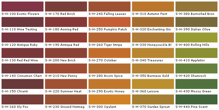 Behr White Paint Color Chart