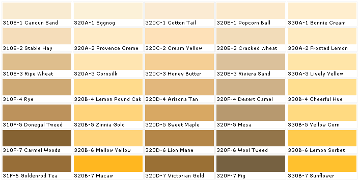Materials World Com - Behr Paint Color Popcorn