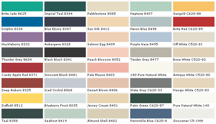 Behr Paints Colors Paint Interior Chart Chip Sample Swatch Palette Color Charts Exterior Wall - Behr Paint Color Chart White