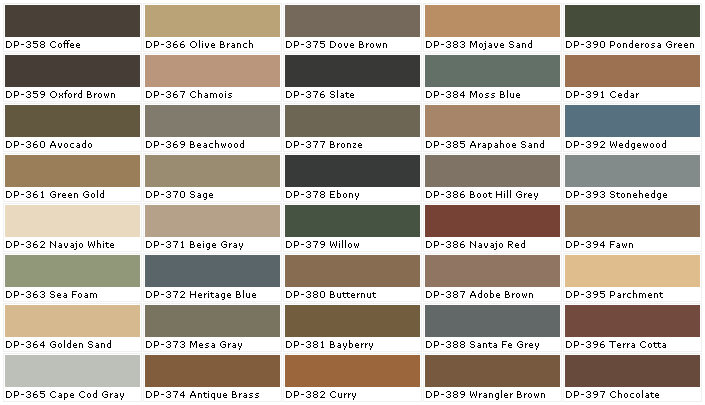 Behr Paints Colors Paint Interior Chart Chip Sample Swatch Palette Color Charts Exterior Wall - Adobe Brown Paint Color Palette