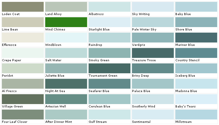 Ab Martin Color Chart