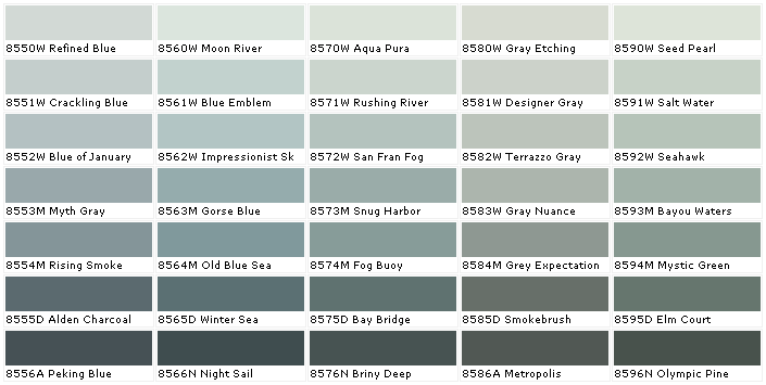 Farrell Calhoun Color Chart