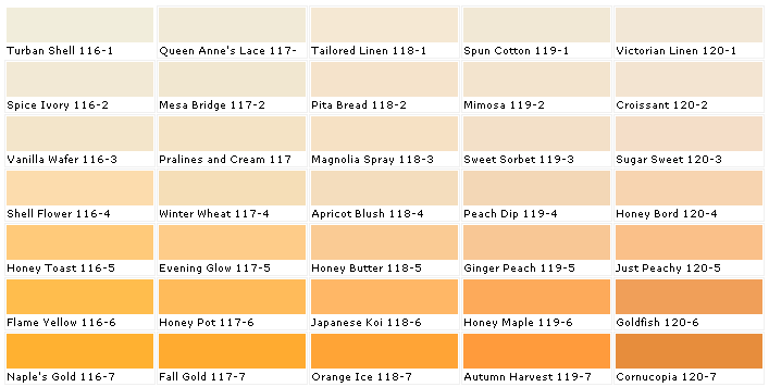 Magnolia Paint Chart