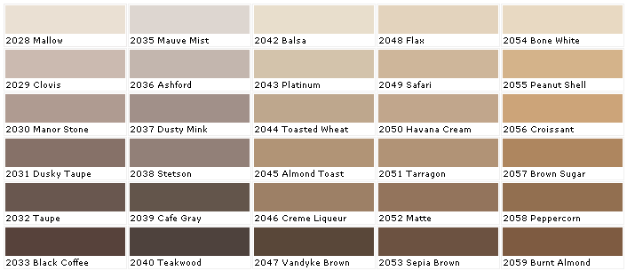 Flax Color Chart