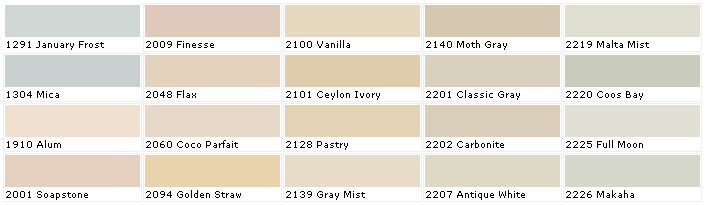Flax Color Chart