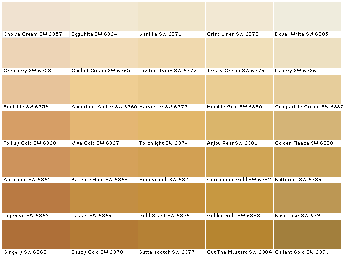 Sherwin Williams Paint Swatches Color Options House Paints Colors - Gold Paint For Walls Sherwin Williams