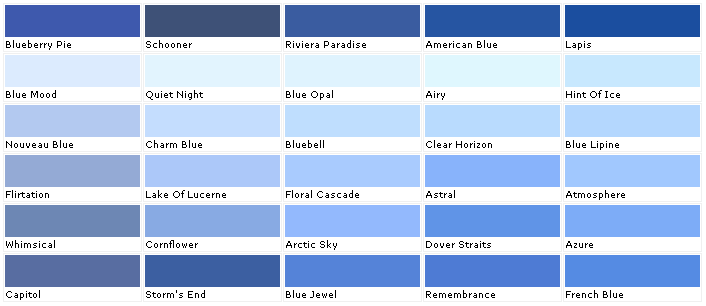 Valsparpaint Co Uk Colour Chart